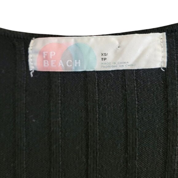 Free People Rosha Black Sweater Midi Dress XS - Picture 8 of 12